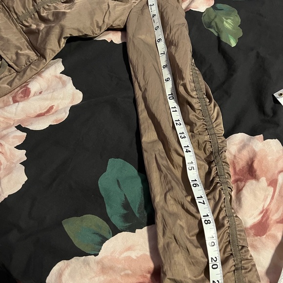 Women's Ruffled Tan Jacket - Picture 13 of 14